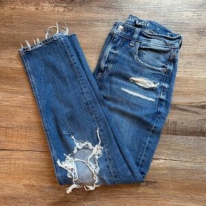 American Eagle Outfitters Denim Mom Jeans Medium Wash